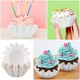 thumbnail image 6 of PAMINGONO 100Pcs Round White Paper Baking Cups Heat-Resistant Non-Deformable for Cupcake Liners 7.5X7.5X3.2In, 6 of 8