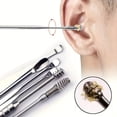 thumbnail image 1 of 6-in-1 Stainless Steel Ear Wax Cleaner Set - Effectively Remove Ear Wax with Comfortable Ear Picks, 1 of 5