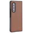 thumbnail image 5 of Case for Samsung Galaxy Z Fold 4, Carbon Fiber Leather Soft TPU Shockproof Drop Resistant Anti-Scratches Slim Folding Cover for Samsung Galaxy Z Fold 4,Brown, 5 of 6