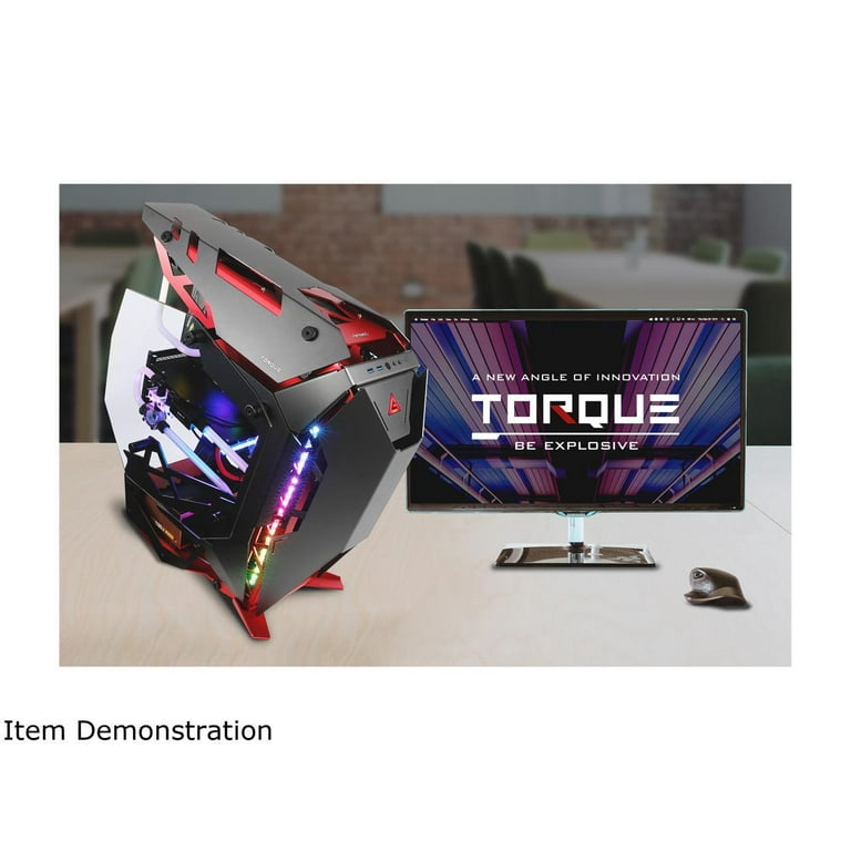 Antec Torque ミドルタワーケース クリムゾンレッド Antec、ガラスやアルミパネルを採用したオープンフレームPCケース