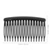 thumbnail image 3 of BRIGHTFUFU 2pcs Mujeres Niñas Peine de plástico de 16 dientes / Pinza para el cabello / Horquilla / Accesorios para el cabello (Negro), 3 of 7