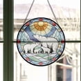 thumbnail image 3 of Polar Bears Family of 4 Stained Glass Suncatcher Window Hanging – Personalized Window Hanging Gift for Families, Couples, Parents & Kids, Christmas 2025 Keepsake, 3 of 5