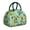 Dark-green-20, variant on Lemon Pop Art Lunch Box - Warhol-Inspired Bright Repeats, Leakproof Insulated Cooler for Gallery Vibes
