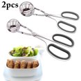 thumbnail image 2 of 2PCS Meatball Maker Stainless Steel Non-slip Meat Baller Meatball Scoop, 2 of 9