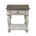 thumbnail image 4 of Magnolia Manor White End Table, 4 of 4