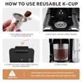 thumbnail image 3 of Taza De Cápsula De Café Cápsulas de café de acero inoxidable, taza de filtro sin rebabas para el hogar, la cocina y la oficina Ehuebsd Libre de BPA, 3 of 5