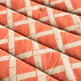thumbnail image 2 of Coral Coast Tuscan Lattice Quilted Hammock Color, Sienna, Taupe, Orange Color, Product Assembled Size 13 ft L x 4.5 ft W, 2 of 8