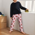 thumbnail image 5 of Xecao Watermelon Ice Cream Print Teenagers' Pajama Pants Long Sleep Pants Soft Elastic Waist Pajama Bottoms Elastic waist with 2 Pockets 5-16 Years-XS(5-6), 5 of 6