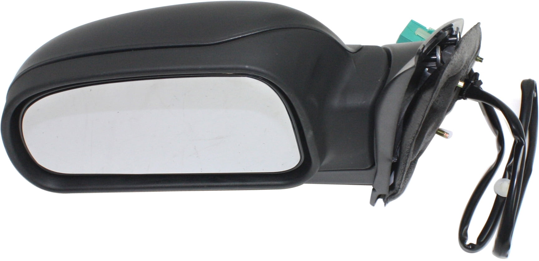 Mirror Compatible With 2002-2003 Chevrolet Trailblazer GMC Envoy Left Driver Side Heated In-housing Signal Light Textured Black Kool-Vue