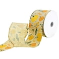 thumbnail image 3 of Autumn Pumpkin Patch Canvas Ribbon, 2-1/2-Inch, 10-Yard - Toffee, 3 of 3