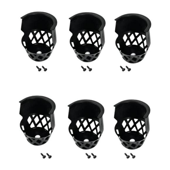 6 piezas de bolsillos para mesa de billar, bolsillos de almacenamiento para bolas de billar, bolsillo de repuesto para agujero de bola de mesa de