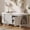White, variant on UGTOO Black Shoe Storage Bench with Removable Cushion, Modern Fluted Shoe Cabinet with Sliding Doors & Adjustable Shelves, Dark Entryway Bench with Storage for Hallway