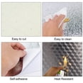 thumbnail image 2 of Pegatinas de papel tapiz a prueba de aceite, papel de aluminio impermeable, autoadhesivo Eccomum Silver/0.6m x 5m, 2 of 7
