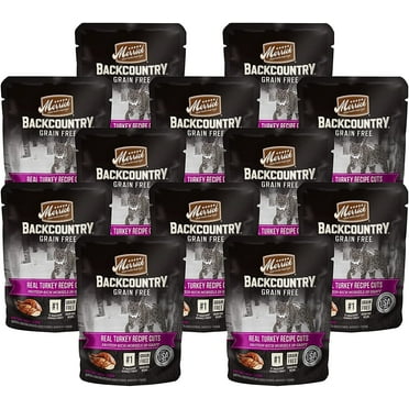 (12-Pack) Merrick Backcountry Grain Free Real Meat Wet Cat Food Turkey, 3 oz