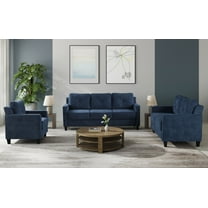 Acme Furniture Horatio Chair in Navy Chenille, Indoor