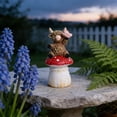 thumbnail image 6 of Resin Highland Cow Figurines 3.54 Inch, Highland Cows Decor for Farmhouse Table Kitchen Shelf, Spring Decor with Flowers, Small Animal Statues for Home Office, Gifts for Women, 6 of 6