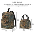 thumbnail image 2 of ALAZA Backpack Set Scorpio Zodiac Sign Elementary School Bags Student BookBag with Lunch Bag, 2 of 6