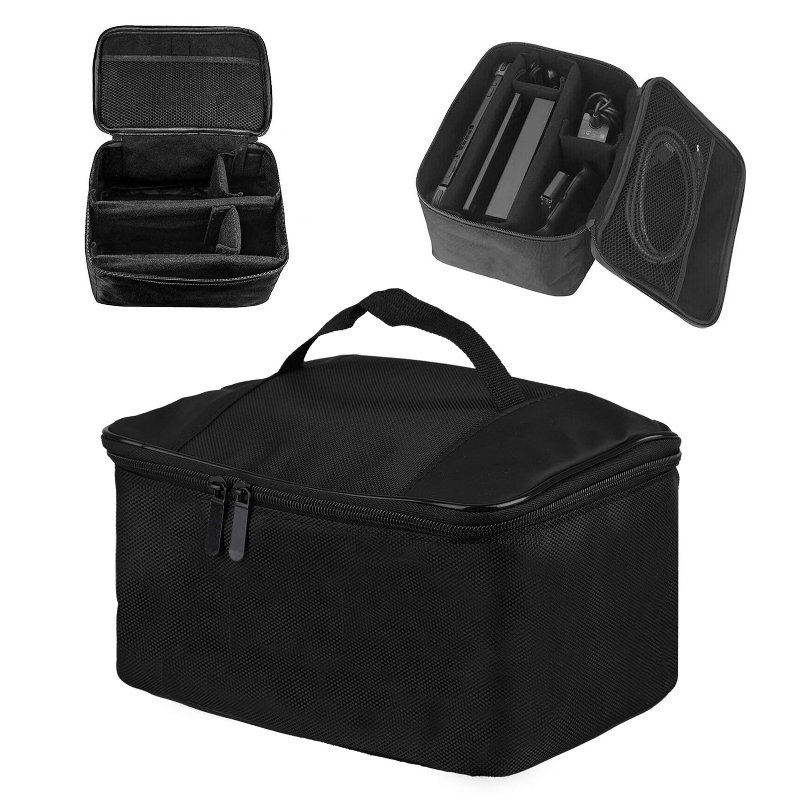Black Carrying Case Bag Compatible with Nintendo Switch, TSV Durable ...