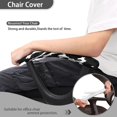 thumbnail image 3 of SCRAWLGOD Cow Print White Black 2 Pcs Set Comfortable Office Chair Armrest Slipcovers Anti-Dust Gaming Chair Arm Protector Scratch Resistant Chair Arm Rest Covering, 3 of 6