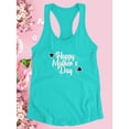 thumbnail image 3 of Mothers Day Point Hearts Racerback Tank Women -Image by Shutterstock, Female Small, 3 of 4