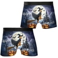 thumbnail image 3 of Happy Halloween Airedale Terrier Witch Pumpkins Bats All Over Print Boxer Briefs Underwear for Men Dad Dale Waterside Dog Lover - 13012, 3 of 6
