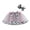 Grey, variant on WOYY Little Girls Cow Print Tutu Skirt Party Layered Tulle Skirt with Headband, Sizes 6-8