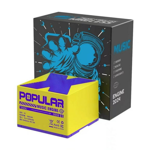 Wireless Speaker for Home Mini Portable Outdoor Audio with Powerful Subwoofer and Advanced Connectivity