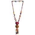thumbnail image 3 of Eease Boho Wood Beaded Statement Necklace for Women (Mixed Color), 3 of 6