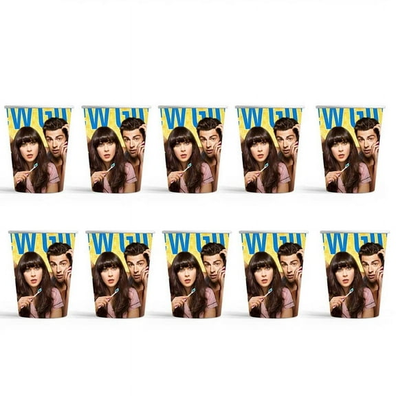 New Girl Twenty Nine Birthday Party Supplies Cups Tableware Disposable Paper Mouthwash Drinking Cups