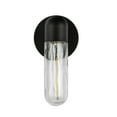 thumbnail image 2 of Kuzco Lighting Ew73210 Lima 4" Tall Wall Sconce - Black / Clear Water Glass, 2 of 5