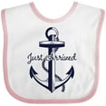 thumbnail image 3 of Inktastic Just Arrived Anchor Boys or Girls Baby Bib, 3 of 4