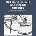 thumbnail image 3 of Bike Kickstand, Stable Aluminum Alloy Bicycle Kickstand, Adjustable Length, Non-Slip Sole, Aluminum Alloy Material for Mountain Bikes, Trekking - Style A, 3 of 10