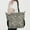 Beige Leopard, variant on Elephant Print Travel Beach Tote Bag Large Capacity Shoulder Handbag with Multi Pockets Water-resistant for Seaside Shopping Casual for Women