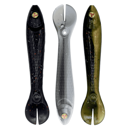 Lawless Lures 3.25 9-Lure Kit | Soft Bionic Fishing Lure | Freshwater & Saltwater | Recoil Bait Fishing Lure | Great for Bass Trout & Other Minnow-Eating Fish