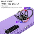 thumbnail image 3 of for Samsung Galaxy Z Fold 7 Case, Phone Case Samsung Z Fold 7 5G, Slim Kickstand with 360 Rotating Ring Holder Shockproof Protetive Girls Women PC Cover for Galaxy Z Fold 7, Purple, 3 of 8
