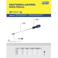 thumbnail image 2 of Destornillador Bimat Cabinet Resistent A Impactos 3/16X6 Foy SURTEK DBC34, 2 of 2