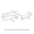 thumbnail image 3 of tredstone 4 Pieces Cabinet Lock Living Room Kitchen Childproof Sliding Drawer Locks 1Set, 3 of 6