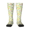 thumbnail image 1 of Fotbe Dachshund Dog Puppy Calcetas Divertidas Estampadas para Hombre y Mujer, Calcetas de Algodón hasta la Rodilla para Caminar, Correr, Enfermería y Embarazo, 1 of 6