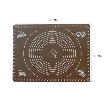 

Silicone Non-Stick Silicone Thickening Mat Rolling Dough Liner Pad Pastries Cake Bakeware Paste Flour Table Sheet New