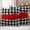 Red, variant on Valentine's Day Outdoor Waterproof Pillow Covers, Red Rose Flowers Buffalo Plaid Romantic Decorative Square Throw Pillowcase Sofa Cushion Sham for Patio/Couch/Chair, 26"x26" 2 Pack