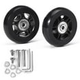 thumbnail image 2 of 1 Paire de Roues Pivotantes pour Bagage de Remplacement avec Outils, Faible Bruit, Roulettes Pivotantes en Caoutchouc pour Valise, 2 of 2