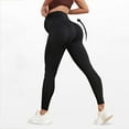 thumbnail image 7 of FNFYFH Women's Maternity Leggings Over the Belly Pregnancy Active Wear Workout Yoga Pants Stretchy Tights Pants, 7 of 7