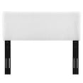thumbnail image 3 of Headboard, King Size, Velvet, White, Modern Contemporary Urban Design, Bedroom Master Guest Suite, 3 of 10
