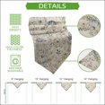 thumbnail image 5 of Thanskgiving Fall Table Runner Linen Burlap Table Runner 36 Inches Small Rustic Pumpkins Botanical Maple Leaf Dresser Scarves for Kitchen Island Coffee Dining Room Party Holiday Decoration 13"x36", 5 of 8