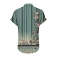 thumbnail image 4 of SHE IS Short Sleeve Tops for Women 2026 Graphic Tees for Women V Neck Black Blouses for Women Plus Size Tunics for Women 2026 Plus Size 3X, 4 of 5