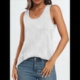 thumbnail image 4 of Blusas Sin Mangas Informales Elegantes de Negocios para Mujer, Blusas de Verano A , Camisas de Trabajo Holgadas. L, 4 of 8