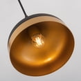 thumbnail image 4 of SC13354BK Artcraft Lighting Dash - 4 Light Island In Modern Style-8 Inches Tall and 8 Inches Wide-Black/Gold Finish, 4 of 5