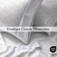 thumbnail image 4 of RUVANTI 100% Cotton Percale Sheets California King Size 6 Piece Set, Cooling Bed Sheets for Hot Sleepers, Deep Pocket 14”, Breathable Lightweight & Durable, Crisp Hotel Style Sheets, Botanica Living, 4 of 8