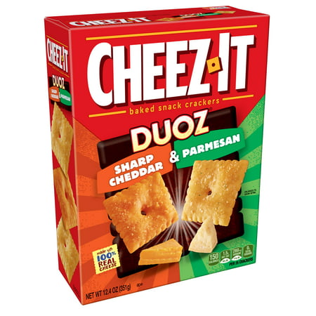 Cheez-It Duoz Baked Sharp Cheddar & Parmesan Snack Crackers 12.4 (Best Slacks For Work)
