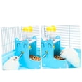 thumbnail image 4 of RENACLIPY Dog Drinking Fountain Pet Water Station Plastic Blue 1Pcs, 4 of 8